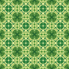 Seamless Background Retro Garden Nature Aboriginal Floral Damask Traditional Pattern Art