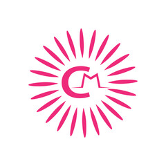 cm loggo icon design vector