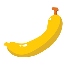 Banana Fruit 2D Illustration