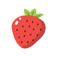 Strawberry Fruit 2D Illustration