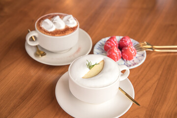 Delicious desserts and drinks