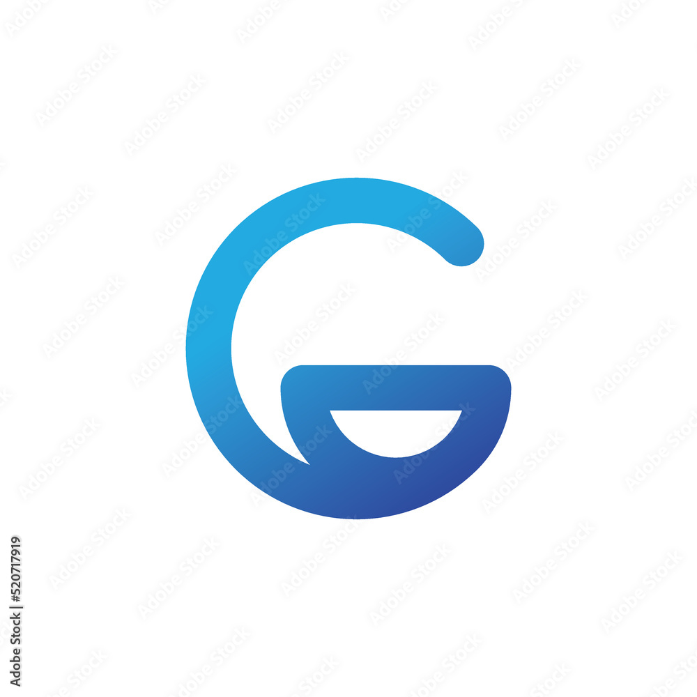 Canvas Prints letter G modern logo design