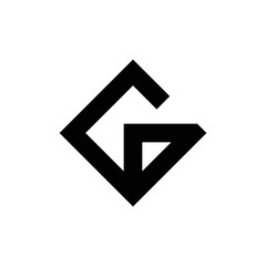 modern monogram letter G logo design