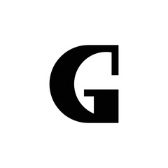 modern monogram letter G logo design