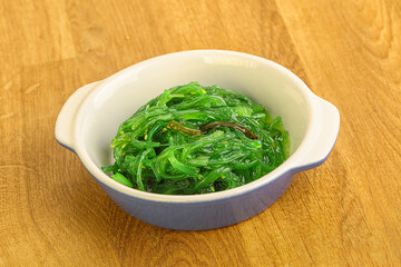 Japanese traditional seaweed salad Chukka