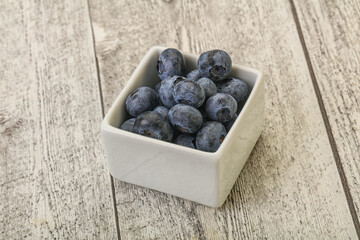 Ripe sweet tasty blueberries heap