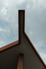 Vista aerea con arquitectura brutalista