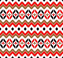 Colorful abstract ethnic pattern design.