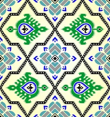 Colorful abstract ethnic pattern design.