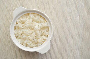 Rice food on table background. Local Turkish food.