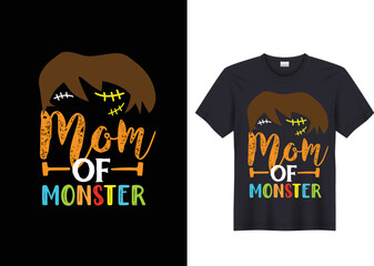 Mom of Monster Halloween t-shirt