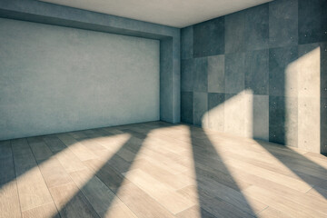 Empty Office Loft Area -  3D Visualization