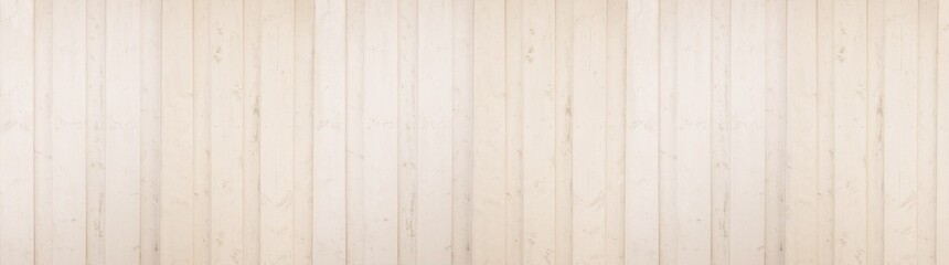 wooden background with vertical planks, panorama format beige