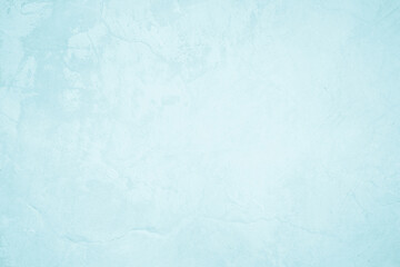Pastel blue light watercolor concrete texture wall for background. Material cement and sand pattern of brush paint color tone vintage.	