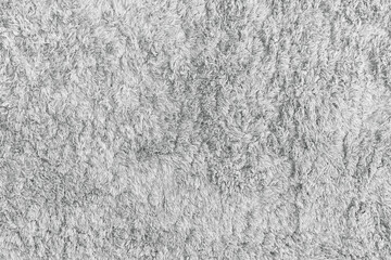 White texture background of the furry carpet