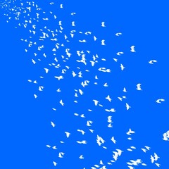 background with butterflies