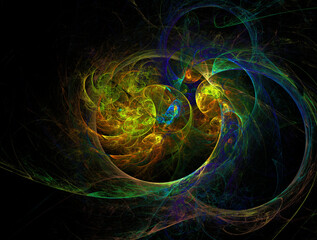 Imaginatory fractal abstract background Image