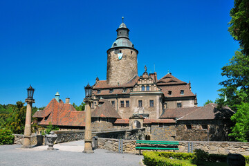 Fototapeta na wymiar Castle of Czocha, Sucha, Lower Silesian Voivodeship, Poland