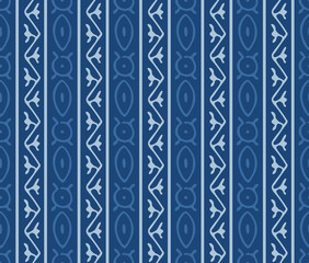Japanese Tribal Stripe Vector Seamless Pattern