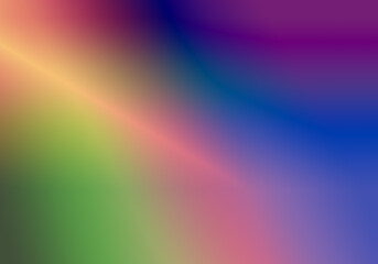 Vibrant Multicolored Gradient Background, Image Overlay for Prismatic Looking Color