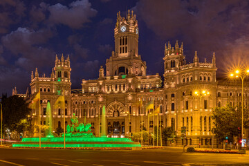 Fototapeta na wymiar Madrid, fontana de Cibeles