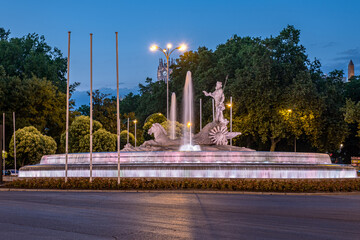 Madrid, Fontana di Nettuno