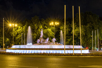 Madrid, fontana di Nettuno