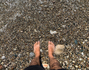 cyprus, cyprus limassol, cyprus beach, cyprus paphos, cyprus city, cyprus property, Seashore and pebble beach with wild coastline in Cyprus island