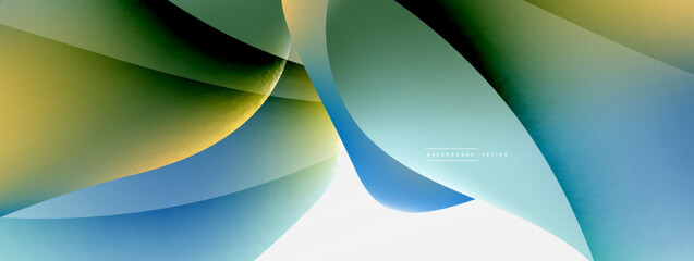 Abstract background. Fluid gradient color wave template for wallpaper, banner, background or landing