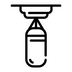 Punching Bag line icon