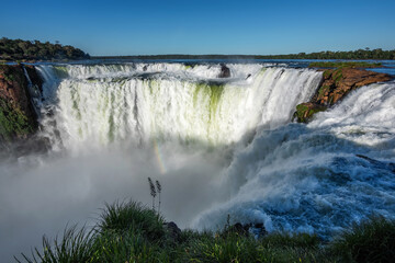 Devil's Throat at Iguazu Falls, on the border of Argentina and Brazil.