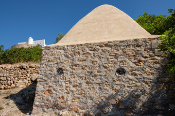 Fototapeta na wymiar Guaita d´en Ros (s. XVI), (Puig de Missa), Santa Eulària del Riu, Ibiza, balearic islands, Spain