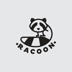 Simple Racoon Logo