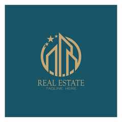 Fototapeta premium Real Estate Business Logo icon illustration Template, Building, Property Development, and Construction Logo Vector