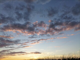 Obraz na płótnie Canvas sky at sunset