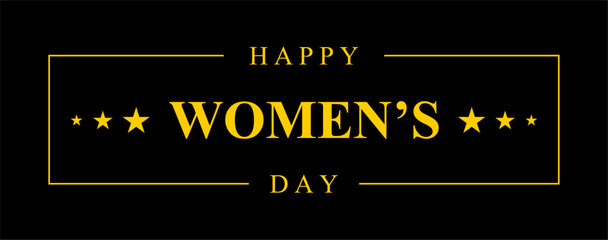 Naklejka premium National Women Day. Holiday concept. Template for background, banner, card, poster, t-shirt with text inscription