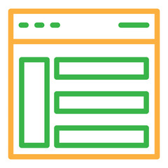 Obraz premium Layout icon