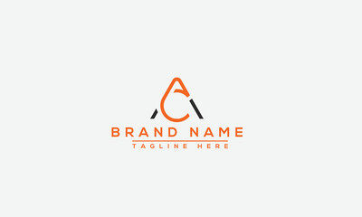 Logo design letter AC . Elegant modern. Vector template.