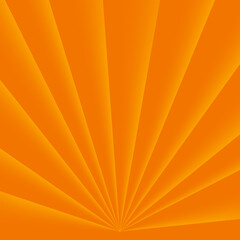 abstract orange background with ray