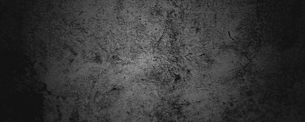 Grey Wall Texture Background. Halloween background scary. grey and Black grunge background with...