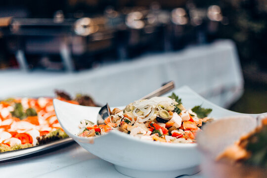 Salatbuffet als Hochzeitsmen&uuml; 