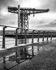 The Titan Crane in Clydebank, Scotland