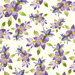 Fototapeta premium seamless floral background