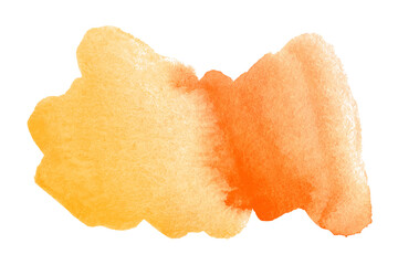 Orange watercolor background for logo or design	