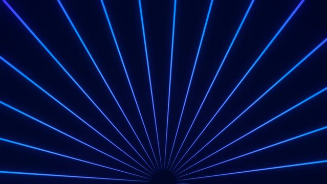 Strahlen - Loop - blaue Lines