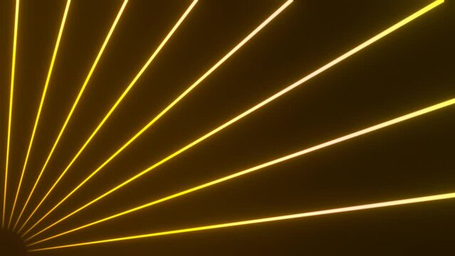 Strahlen - Loop - gold gelb