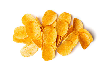 Potato Chips Isolated