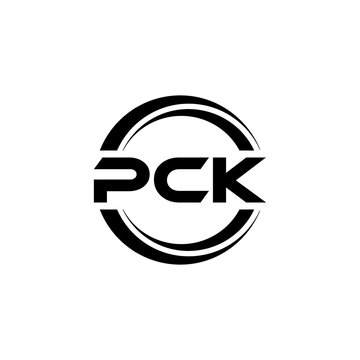 PCK letter logo design with white background in illustrator, vector logo modern alphabet font overlap style. calligraphy designs for logo, Poster, Invitation, etc.