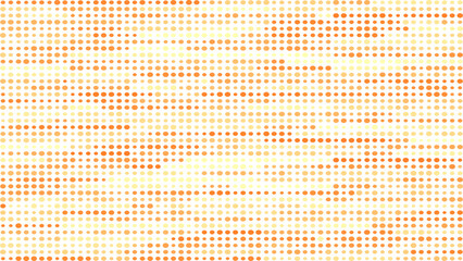 Polka dot background in shades of yellow and orange.