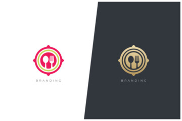 Cuisine Resto Spot Food Vector Logo Concept Design